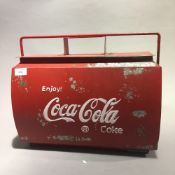 A Coco-Cola cooler