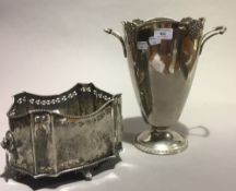 Two silver plated coolers