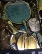 A quantity of vintage dressing table items