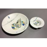 Two Italian pottery plates