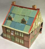 A tin toy house