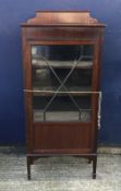 An Edwardian mahogany display cabinet