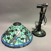 A Tiffany style lamp