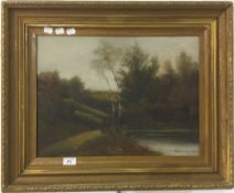 A Victorian oil on panel,