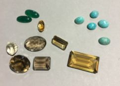 A quantity of loose semi-precious gem stones