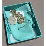 A silver Tiffany hallmarked bracelet,