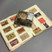 A quantity of Matchbox cards