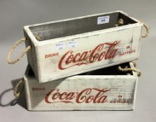 Two Coke boxes