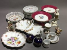 A quantity of decorative china and glass