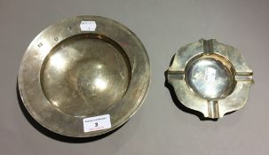 A modern silver armada dish,