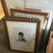 A quantity of framed prints