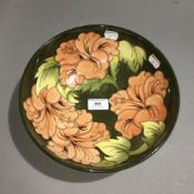 A Moorcroft Hibiscus pattern bowl