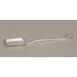 An Edwardian silver Stilton scoop, hallmarked Sheffield 1909,