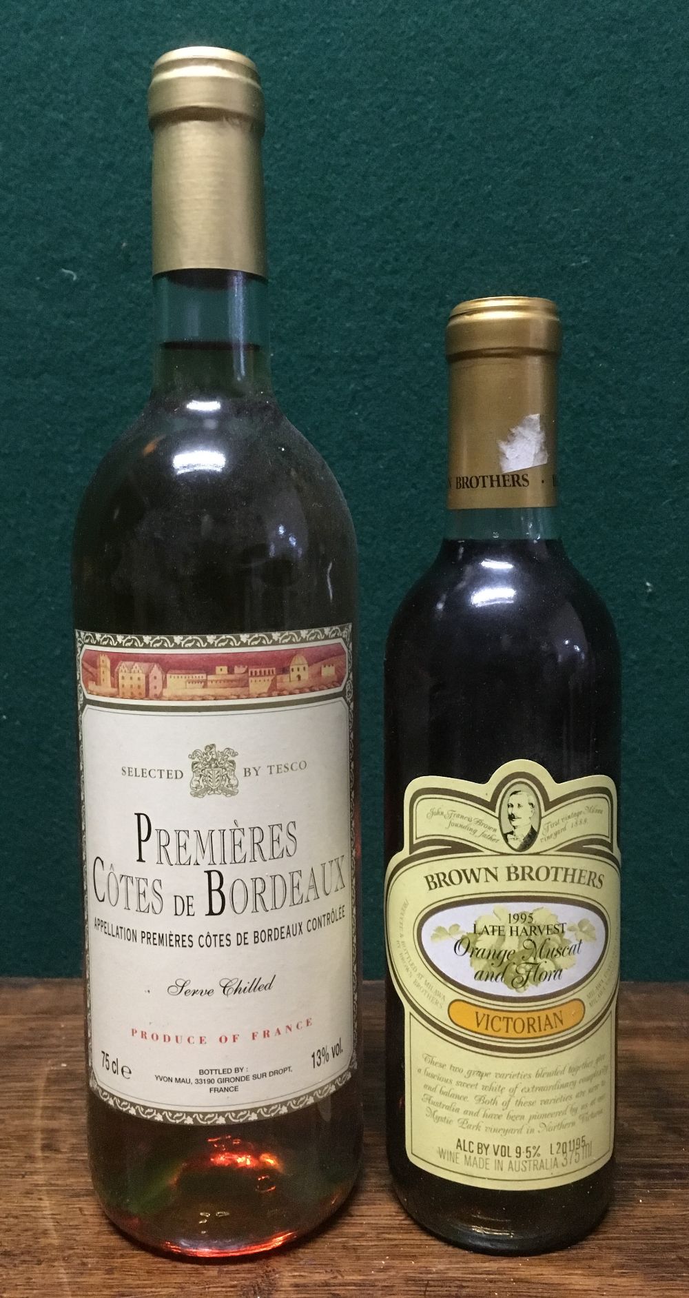 Premieres Cote de Bordeaux Dessert Wine Single bottle;