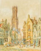 M SCHAFER (19th/20th century) British Bruges, Belgium; together with Arras,