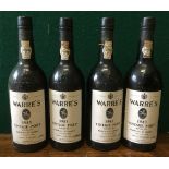 Warre's 1983 Vintage Port Four bottles.