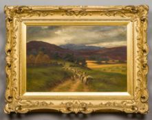 DAVID FARQUHARSON (1840-1907) British Moorland Scene Near Loch Tummel, Perthshire Oil on canvas,