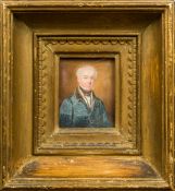 THOMAS OVERTON (active circa 1820-1850) Portrait miniature of Law Esquire of Woodstock House,