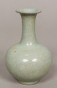 A Chinese porcelain Tang type vase Of small proportions. 10 cm high.