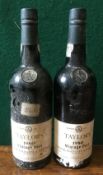 Taylor's 1980 Vintage Port Two bottles.