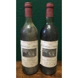 Chateau Pitray Cotes de Castillon 1979 Two bottles.