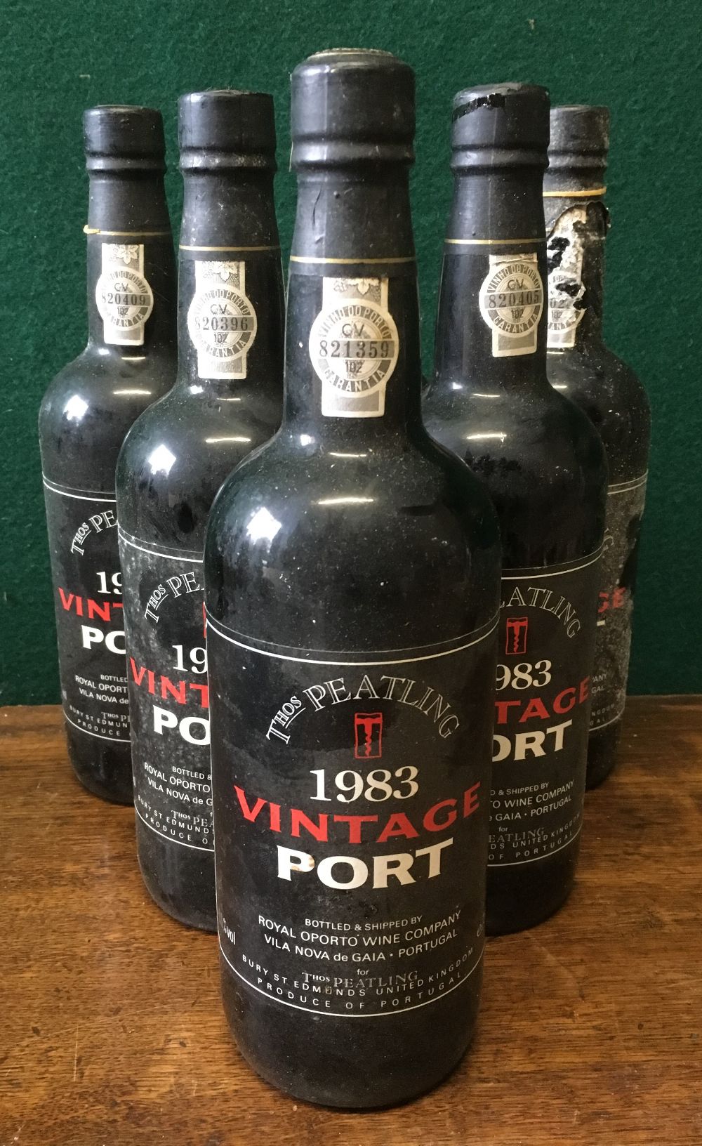 Thomas Peatling 1983 Vintage Port Six bottles.