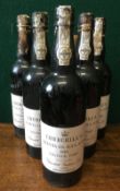 Churchill's Quinta da Agua Alta 1983 Vintage Port Six bottles.