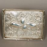 A George V silver tray, hallmarked Chester 1910,