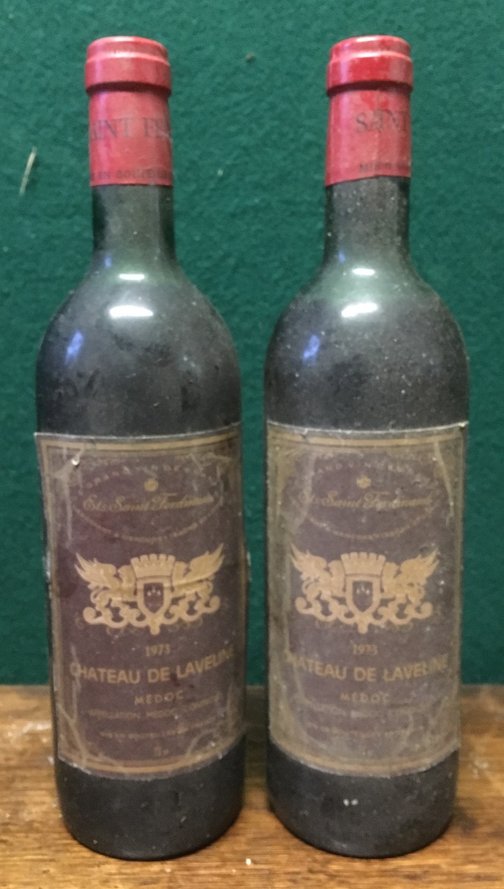 Chateau de Laveline Medoc 1973 Two bottles.