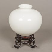 PARK YOUNG-SOOK (born 1947), A blanc de chine vase Of squat ovoid form, a revival of the moon jar,