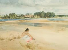 SIR WILLIAM RUSSELL FLINT (1880-1969) British (AR) Figure on a Beach Print,