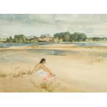 SIR WILLIAM RUSSELL FLINT (1880-1969) British (AR) Figure on a Beach Print,