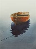 NAOMI TYDEMAN (20th/21st century) British Dinghy Watercolour, signed, framed and glazed. 54.
