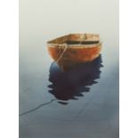 NAOMI TYDEMAN (20th/21st century) British Dinghy Watercolour, signed, framed and glazed. 54.