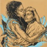 SWOON (CALLIE CURRY) (born 1977) American Alixa and Naima Limited edition print,