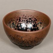 A Chinese Jian Yao porcelain bowl With thick lustre glaze. 5.5 cm high.