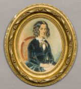 GEORGE RICHMOND (1809-1896) British Portrait of Henrietta Charlotte Stanesby Watercolour,