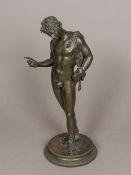 After the Antique The Belvedere Antinous An Italian Grand Tour patinated bronze,
