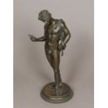 After the Antique The Belvedere Antinous An Italian Grand Tour patinated bronze,