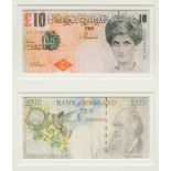 BANKSY (born 1974) British (AR) Di Faced Tenners Offset lithographs, in common frame and glazed.