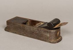 A 19th century box mitre plane by Robert Towell of London With rosewood infill and wedge behind the