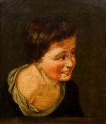 CONTINENTAL SCHOOL (19th century) Portrait of a Child Oil on canvas, framed. 29 x 34.5 cm.