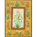 INDIAN SCHOOL (20th century) Botanical Study Bodycolour, framed and glazed. 25 x 34 cm.