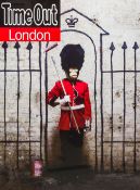 BANKSY (born 1974) British (AR) Time Out London Print, framed and glazed. 50.5 x 68 cm.
