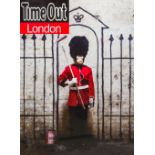 BANKSY (born 1974) British (AR) Time Out London Print, framed and glazed. 50.5 x 68 cm.