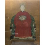 A 19th century Chinese ancestor painting