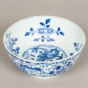 A Chinese blue and white porcelain bowl