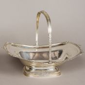 A George III silver basket, hallmarked L