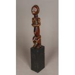 An African tribal carved wooden fertilit