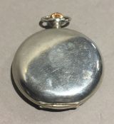 A full hunter pocket watch, signed INVAR,